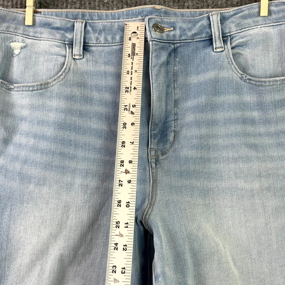 American Eagle Outfitters Jeans Womens 16 Blue Denim Retro Streetwear Grunge